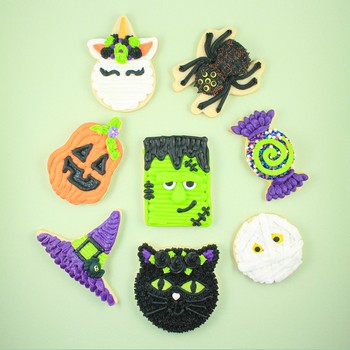 Buttercream Halloween Cookies