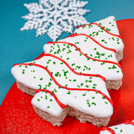 Rice Krispie Christmas Trees