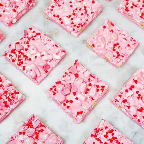 Raspberry Cheesecake Chocolate Bark