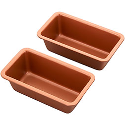 Copper Mini Loaf Pan Set