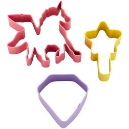 3 pc Magical Birthday Cookie Cutter Set