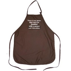 Prayer and Chocolate Apron - Adult