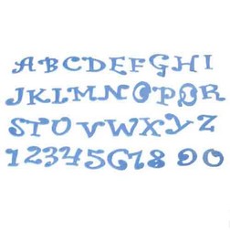 Chunky Funky Capital Alphabet and Number Cutter Set