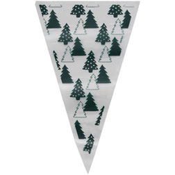 12" Christmas Tree Disposable Piping Bags
