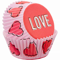 Love Cupcake Liners
