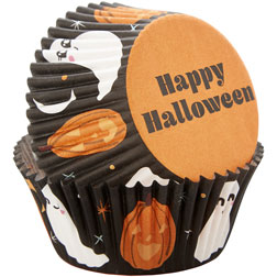 Happy Halloween Cupcake Liners