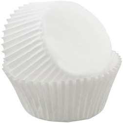 White Cupcake Liners - Wilton