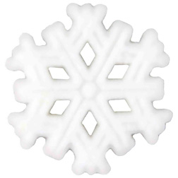 Dec-Ons® Molded Sugar - Snowflakes