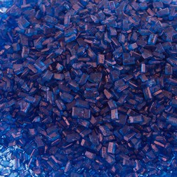 royal blue edible coarse sugar crystals