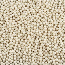 4mm White Sugar Pearls - Wilton