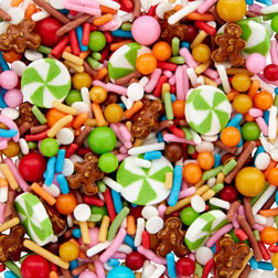 Bright Christmas Candy Sprinkle Mix