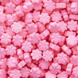 Pink Flower Candy Sprinkle Pouch