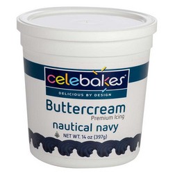 Navy Decorating Buttercream Icing
