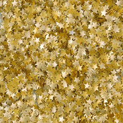 Gold Edible Glitter Stars