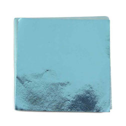 Light Blue Foil Candy Wrappers