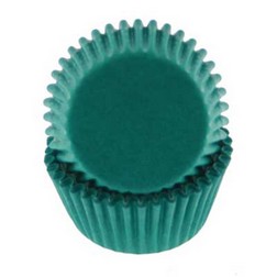 Teal Green Mini Cupcake Liners