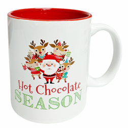 Hot Chocolate Season Christmas Friends Mug