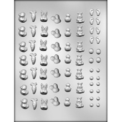 Mini Easter Lay-Ons Chocolate Mold