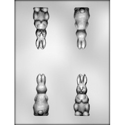 3D Upright Bunny Chocolate Mold