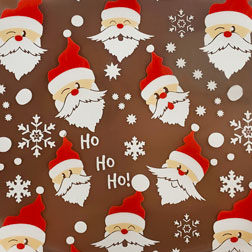 Santa Chocolate Transfer Sheet