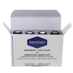 Essential Sheen AmeriMist™ Air Brush Food Color Kit
