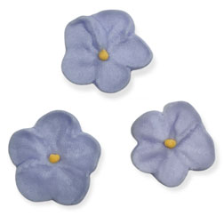 Lavender Mini Forget Me Nots Icing Decorations
