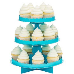 Caribbean Blue Cupcake Stand