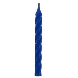 Spiral Candle- Blue