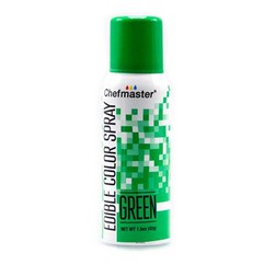 Green Edible Color Spray
