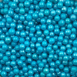 edible blue sugar pearls