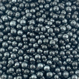 Metallic Black Sugar Pearls