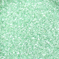 Lime Green Pearlized Sugar Crystals