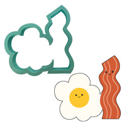 Bacon and Eggs Cookie Cutter