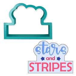Stars & Stripes Plaque Cookie Cutter