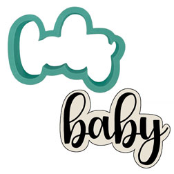 Baby Plaque Cookie Cutter