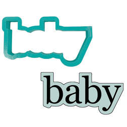 Baby Plaque #2 Cookie Cutter