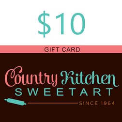 10 Dollar Country Kitchen SweetArt Gift Card
