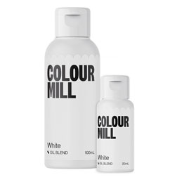 White Colour Mill Oil Based Food Color