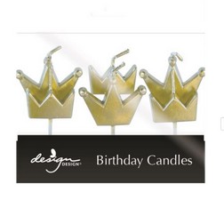 Gold Crowns Candles