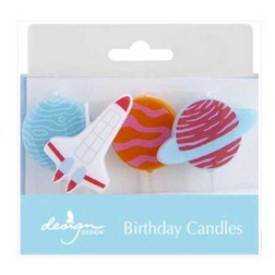 Outer Space Adventure Birthday Candles