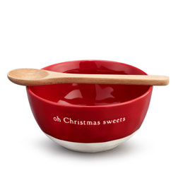 Oh Christmas Sweets Bowl & Spoon