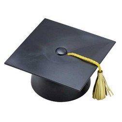 Black Graduation Hat