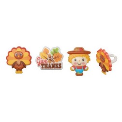 Harvest Friends Cupcake Toppers