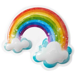 Rainbow with Clouds Cake Topper