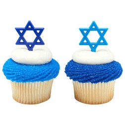 Star of David Cake Picks