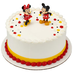 Mickey and Minnie Cake Topper Set