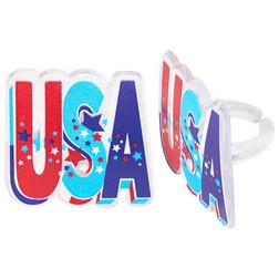 USA Cupcake Toppers
