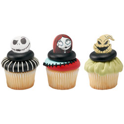 Nightmare Before Christmas Cupcake Toppers
