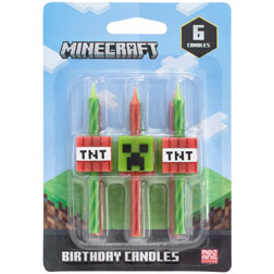 Minecraft Birthday Candles