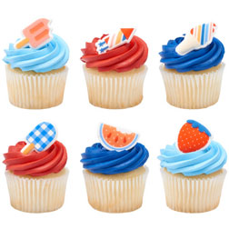 Cottage Core Edible Cupcake Toppers